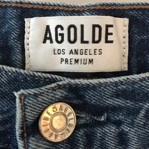 AGOLDE Premium Medium Wash Boyfriend Jeans